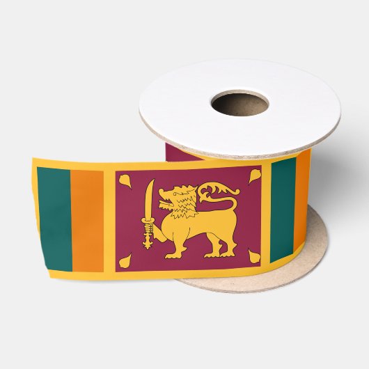Sri Lanka-Flagge Satinband (Spule)