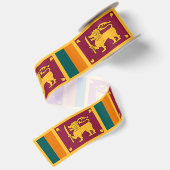 Sri Lanka-Flagge Satinband (Rückseite)