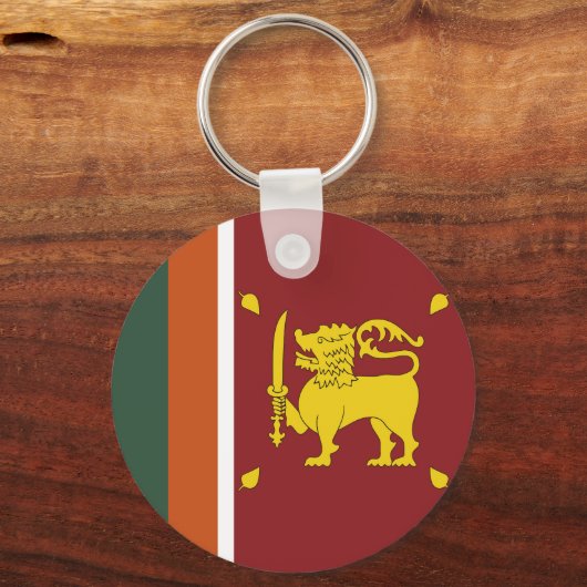 Sri Lanka-Flagge Schlüsselanhänger (Vorderseite)