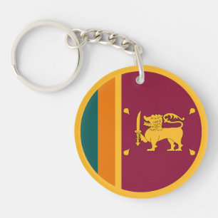 Sri Lanka-Flagge Schlüsselanhänger
