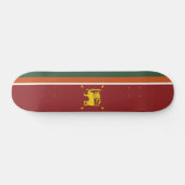 Sri Lanka-Flagge Skateboard (Horizontal)