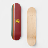 Sri Lanka-Flagge Skateboard (Vorderseite)