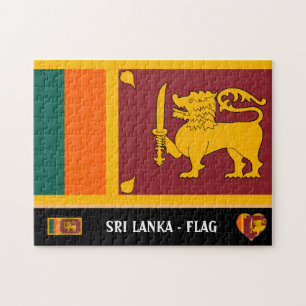 Sri Lanka Flagge / Sri Lanka Puzzle