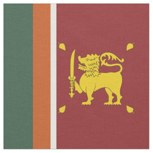 Sri Lanka-Flagge Stoff