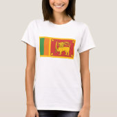 Sri Lanka-Flagge T-Shirt (Vorderseite)