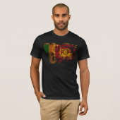 Sri Lanka Flagge T-Shirt (Vorne ganz)