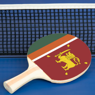 Sri Lanka-Flagge Tischtennis Schläger