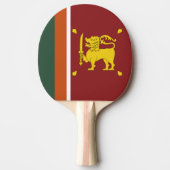Sri Lanka-Flagge Tischtennis Schläger (Vorderseite)