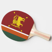 Sri Lanka-Flagge Tischtennis Schläger (Seitenansicht)