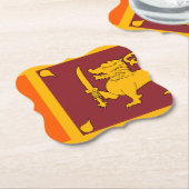 Sri Lanka-Flagge Untersetzer (angewinkelt)