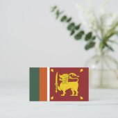 Sri Lanka-Flagge Visitenkarte (Stehend Vorderseite)