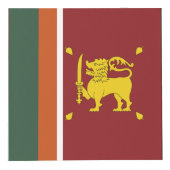 Sri Lanka-Flagge Würfel (Rechts)
