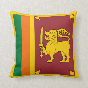 Sri Lanka Flagge x Flaggenkissen Kissen