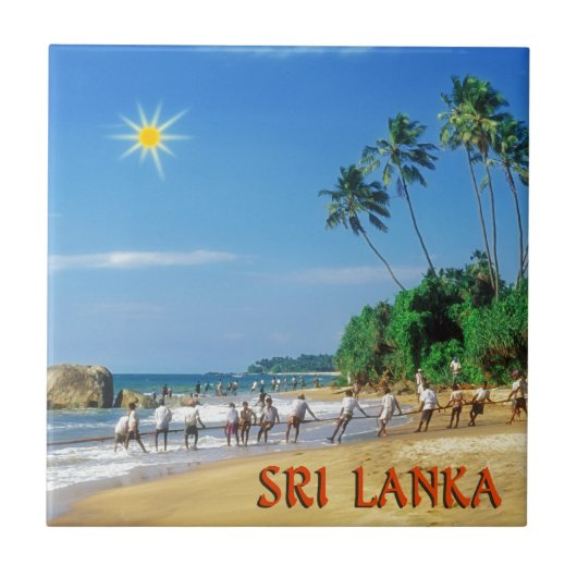 Sri Lanka Fliese (Vorderseite)