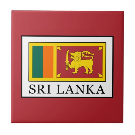 Sri Lanka Fliese (Vorderseite)