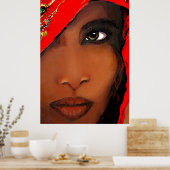 Sri-Lanka-Frau Poster (Küche)