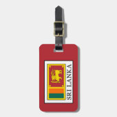 Sri Lanka Gepäckanhänger (Vorderseite vertikal)