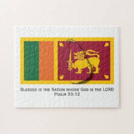 SRI LANKA | Gesegnete Nation | SRI LANKAN FLAG Puzzle