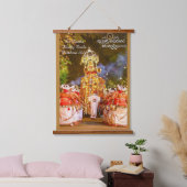 Sri Lanka Kandy Esala Perahera 2021 Wandteppich Mit Holzrahmen (Schlafzimmer)