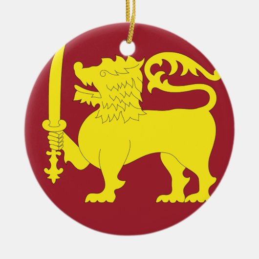 Sri Lanka Keramik Ornament (Vorne)