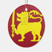 Sri Lanka Keramik Ornament (Links)