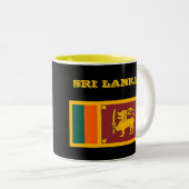 SRI LANKA * - Keramik-Tasse Zweifarbige Tasse (VorderseiteRechts)