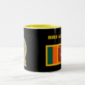 SRI LANKA * - Keramik-Tasse Zweifarbige Tasse (Mittel)