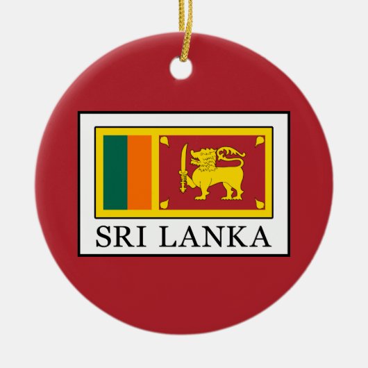 Sri Lanka Keramikornament (Vorne)