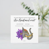 Sri Lanka Künstlerische Gestaltung Save The Date (Stehend Vorderseite)