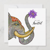 Sri Lanka Künstlerische Gestaltung Save The Date (Rückseite)