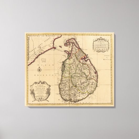 Sri Lanka Leinwanddruck (Vorderseite)