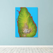 Sri Lanka Leinwanddruck (Insitu (Holzboden))