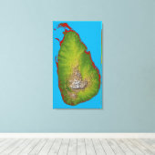 Sri Lanka Leinwanddruck (Insitu (Holzboden))