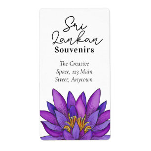 Sri Lanka Lotus Blume Malerei