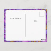 Sri Lanka Lotus Blume Malerei Postkarte (Rückseite)