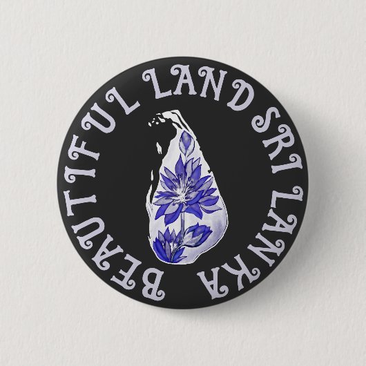 Sri Lanka Lotus Map Button (Vorderseite)