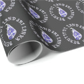 Sri Lanka Lotus Map Geschenkpapier (Rolleneckpunkt)