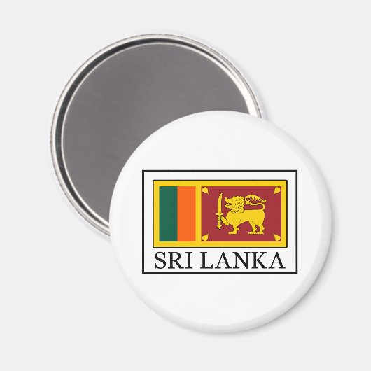 Sri Lanka Magnet (Vorderseite/Rückseite)