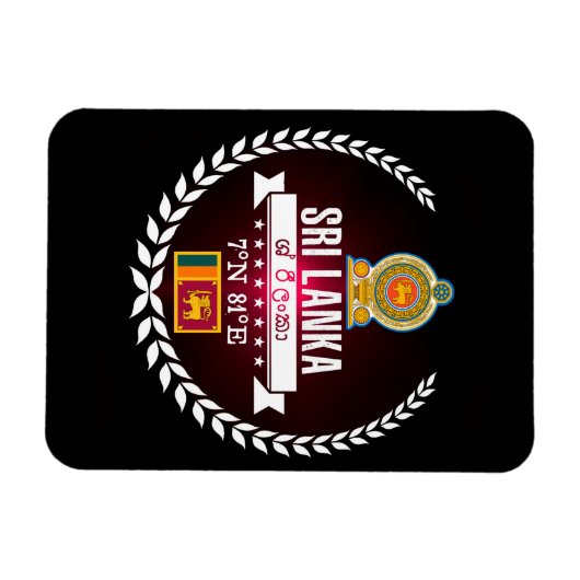 Sri Lanka Magnet (Horizontal)
