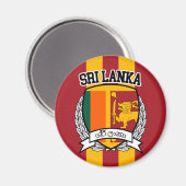 Sri Lanka Magnet (Vorderseite/Rückseite)