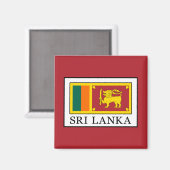Sri Lanka Magnet (Vorderseite/Rückseite)