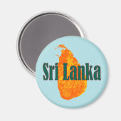 Sri Lanka Magnet (Vorderseite/Rückseite)