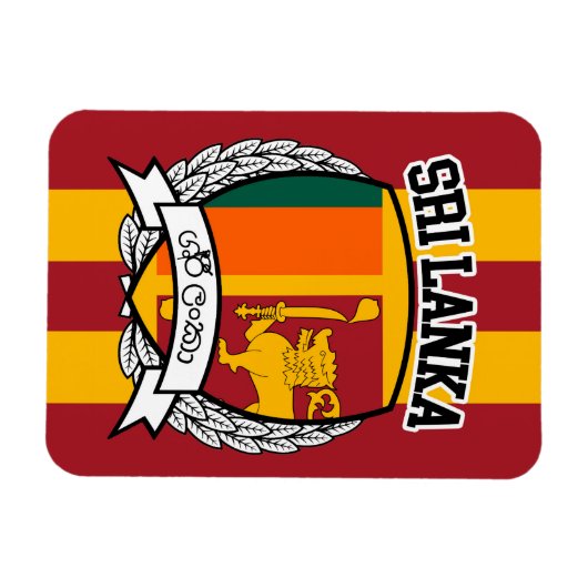 Sri Lanka Magnet (Horizontal)