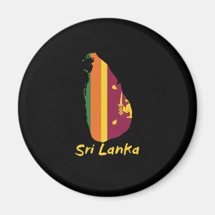 Sri Lanka Map Proud Sri Lankas Asien Geschenk Magnet