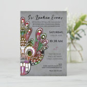 Sri Lanka Modernes kulturelles Design Einladung (Stehend Vorderseite)