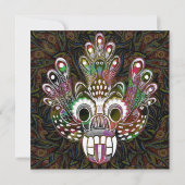 Sri Lanka Modernes kulturelles Design Save The Date (Rückseite)