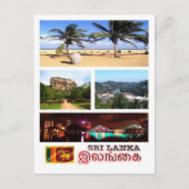 Sri Lanka - Mosaic - Postkarte (Vorderseite)