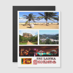 Sri Lanka - Mosaik - Magnetkarte