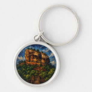 Sri Lanka: Mystic Night Sigiriya Art Souvenir Schlüsselanhänger