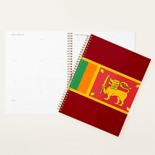 Sri Lanka National Flag Lion Symbol Planer